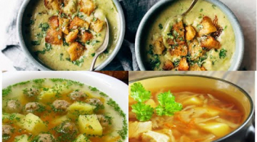 3 простых рецепта супа, которые готовятся быстро
