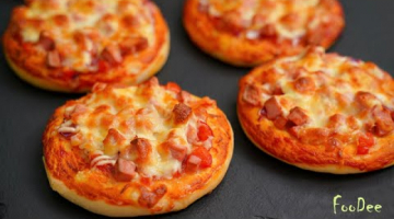 Домашние мини пиццы из детства! Школьная пицца - ОЧЕНЬ вкусный и простой рецепт!