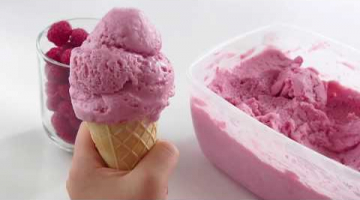 Как сделать мороженое в домашних условиях Творожное с малиной
