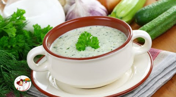 Летний сырно-огуречный суп. Очень быстро и вкусно.