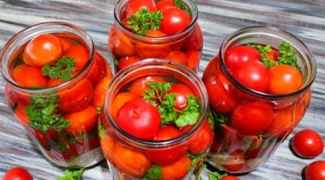 Маринованные МАЛЮТКИ ЧЕРРИ - Зимой такая баночка НА ВЕС ЗОЛОТА! Рецепт не разочарует!