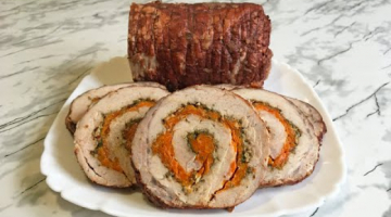 Мясной Рулет в Луковой Шелухе Идеальная Закуска на Новогодний Стол!!!