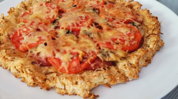 ПИЦЦА НА ЛАВАШЕ! Пицца с колбасой, грибами и томатами! Простая пицца! Быстрая пицца!