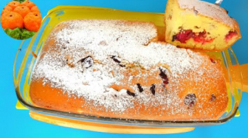 Пирог Стаканчиковый без весов и без миксера с ягодами. Простой рецепт. Вкусно - Пальчики оближешь