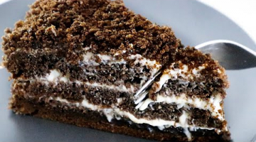 Простой, Вкусный, Бюджетный Торт. Знаменитый шоколадный бисквит на кипятке