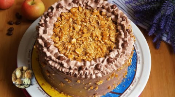Торт Шоколад-Орехи-Карамель, невероятно нежный и вкусный! 