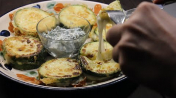 Вы не подумаете что это кабачки. Кабачки с сыром. Вкусные колечки.